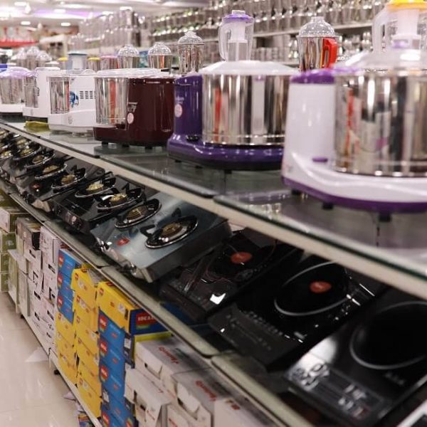 Grinder And Electric Stove Display Racks